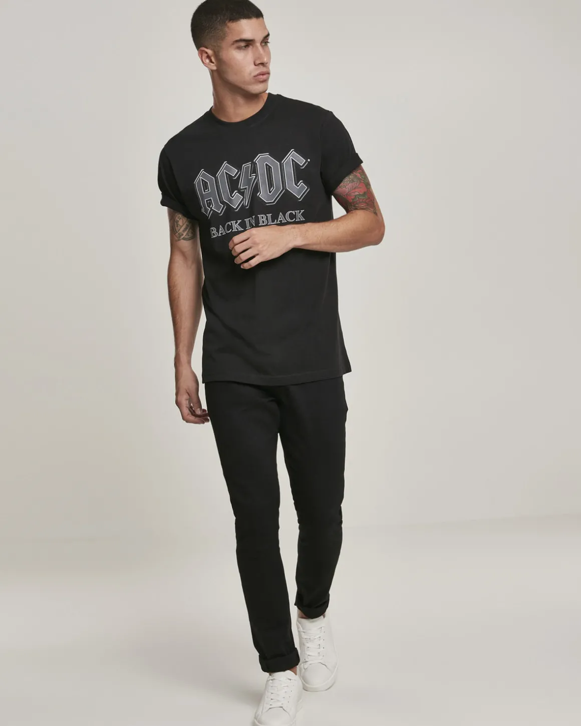 AC/DC Back in black t-paita - Musta