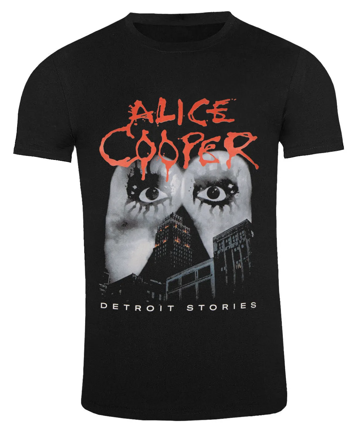 Alice Cooper Detroit stories t-paita - Musta