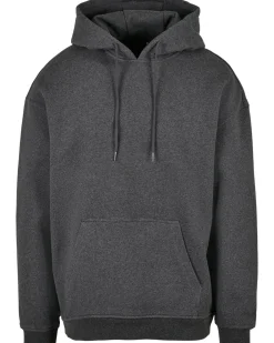 Basic Oversize huppari - Tummanharmaa