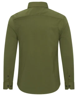 Beales kauluspaita - Khaki/Musta