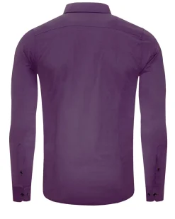 Beales kauluspaita - Violetti/Musta