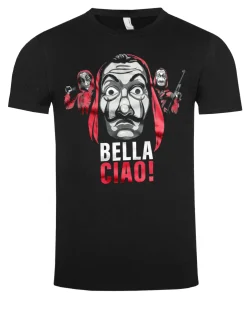 Bella ciao t-paita - Musta
