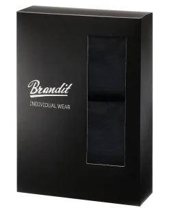 Brandit logo bokserit 2-pack - Musta & Musta