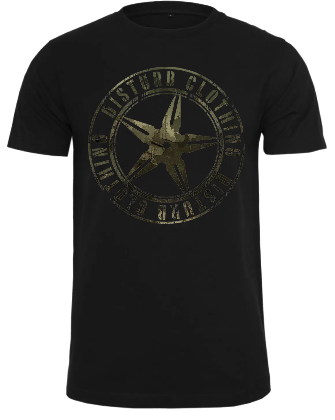 Camo star t-paita - Musta