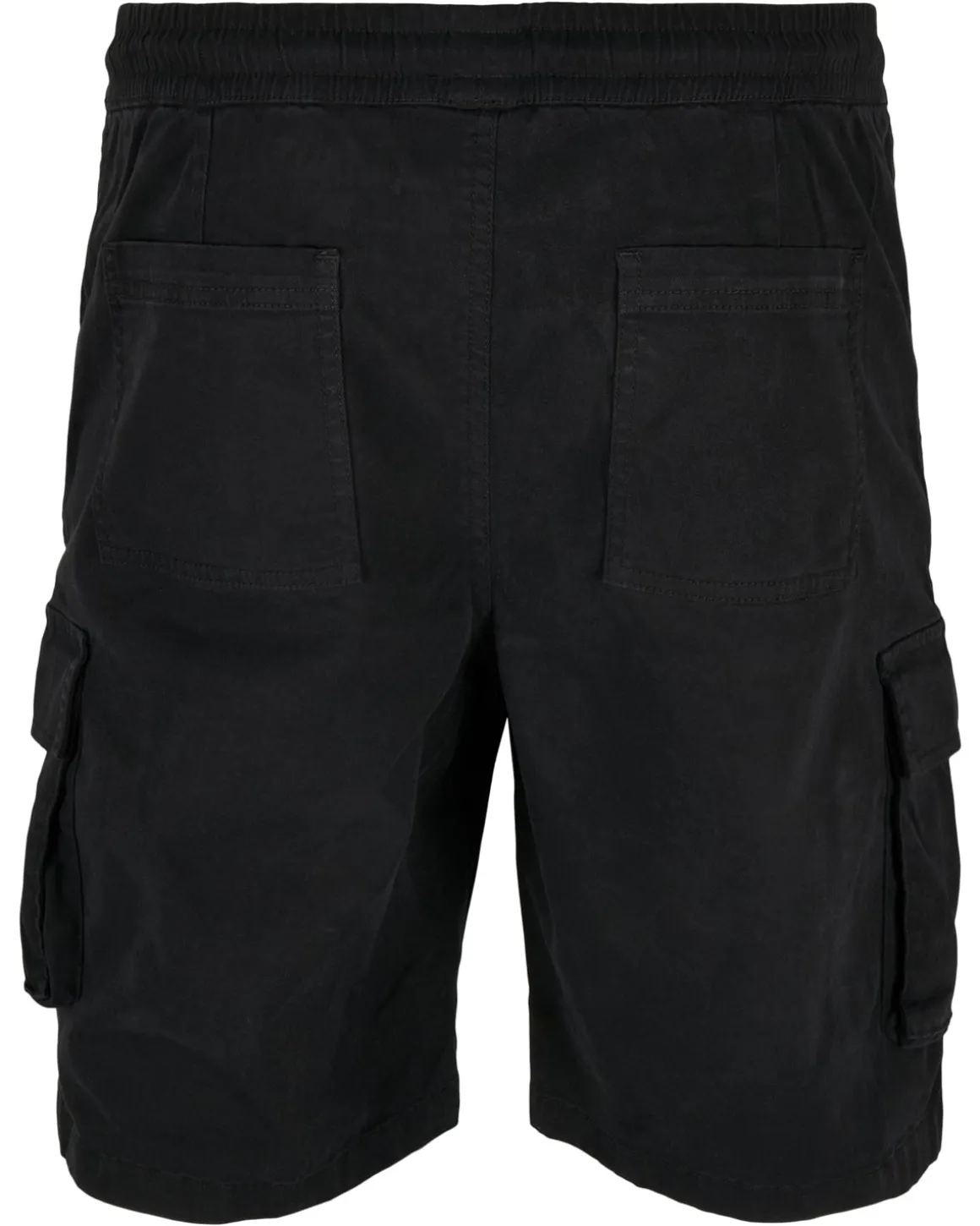 Drawstring reisitaskushortsit - Musta