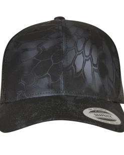 Flexfit kryptek trucker lippis - Musta