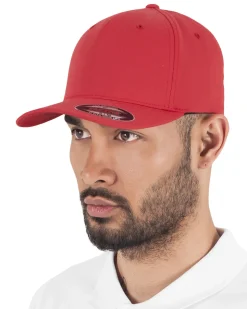 Flexfit 5 panel lippis - Punainen