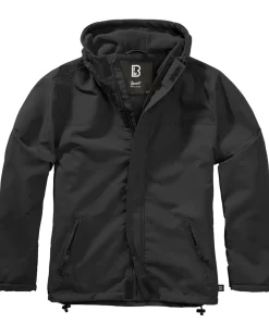 Frontzip tuulitakki - Musta