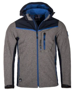 Ipixel softshell-takki - Vaaleanharmaa