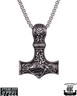 Knotwork Thorin Vasara kaulakoru - Teräs