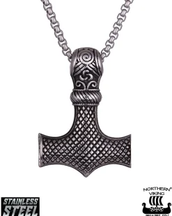 Knotwork Thorin Vasara kaulakoru - Teräs