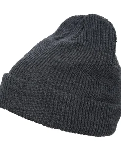 Long Knit pipo - Tummanharmaa