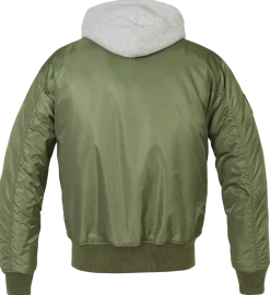 MA1 hooded bombertakki - Vihreä