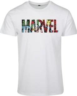Marvel logo t-paita - Valkoinen