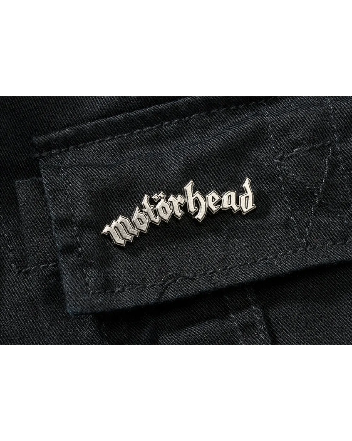 Motörhead reisitaskushortsit - Musta
