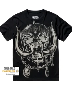 Motörhead warping t-paita - Musta