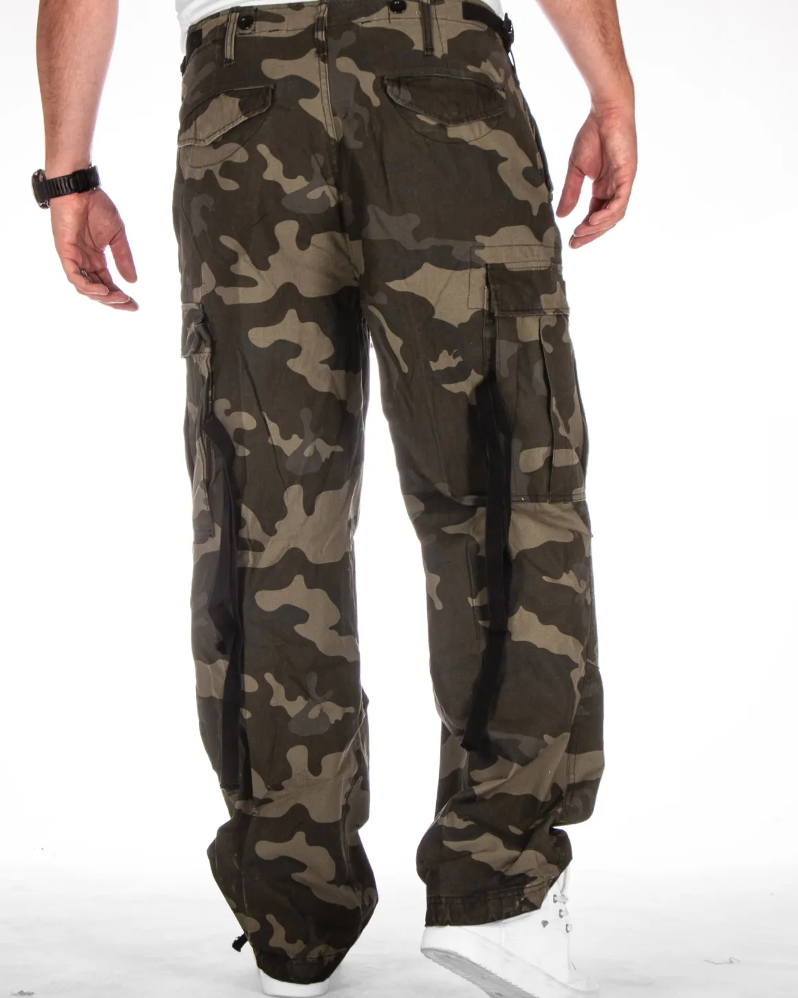 M-65 Vintage reisitaskuhousut - Camo