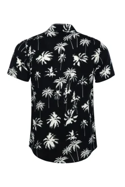 Palms kauluspaita - Musta