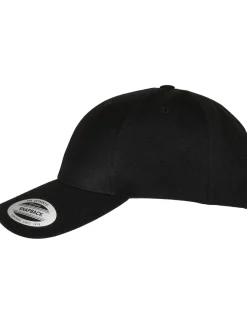 Premium curved snapback - Musta