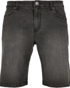 Relaxed fit farkkushortsit - Musta