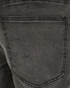 Relaxed fit farkkushortsit - Musta