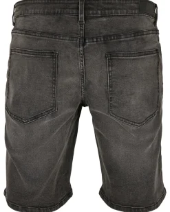 Relaxed fit farkkushortsit - Musta