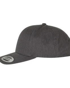Retro cotton blend snapback - Harmaa