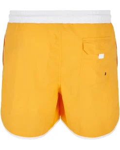 Retro uimashortsit - Keltainen/Valkoinen