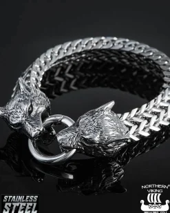 Steel Wolf Head rannekoru - Teräs