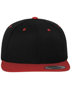 2-Tone classic snapback - Musta/Punainen