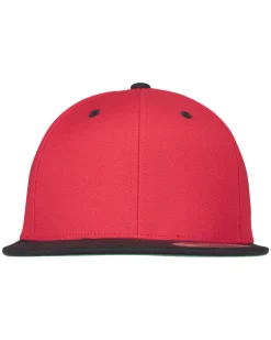 2-Tone classic snapback - Punainen/Musta