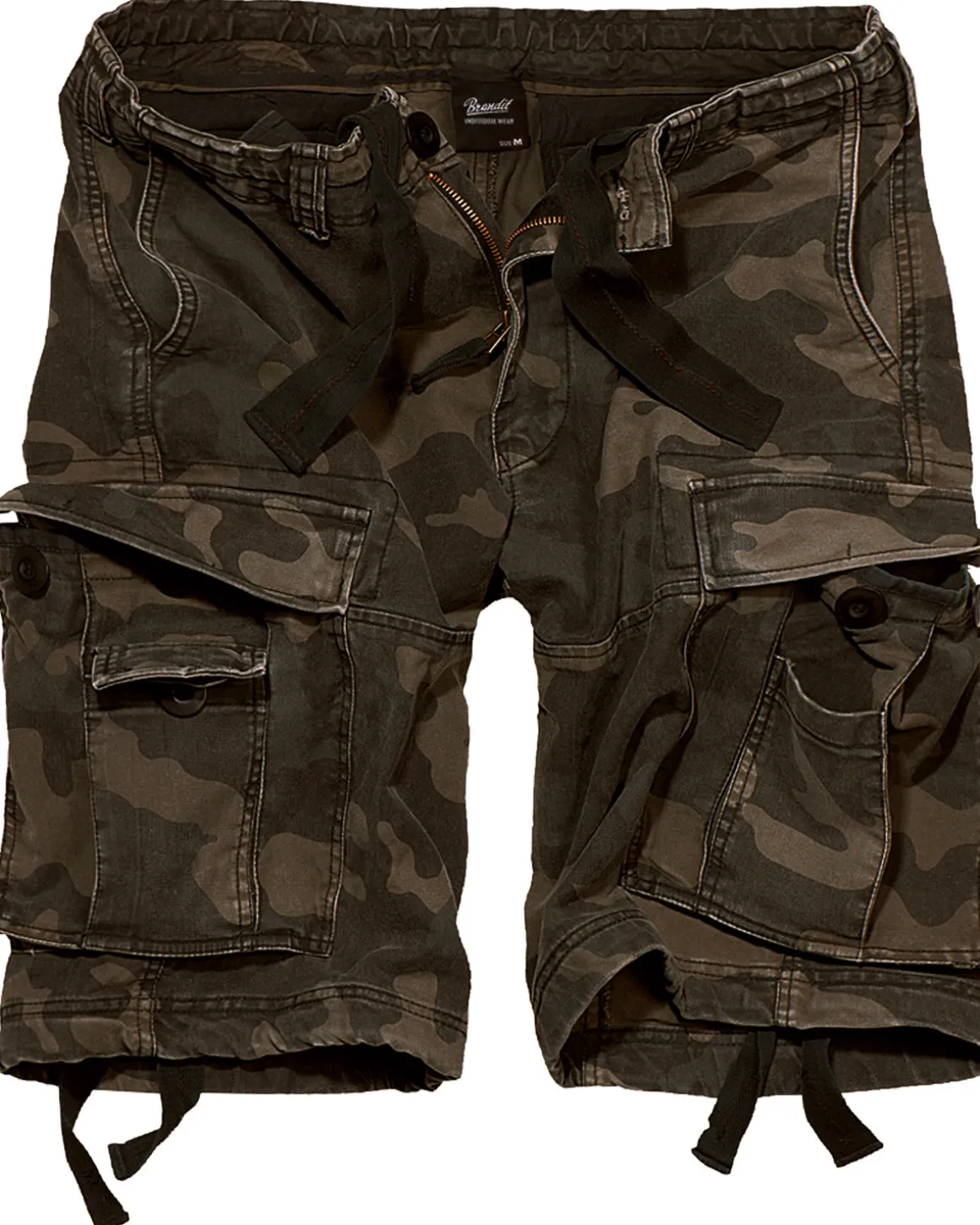 Vintage reisitaskushortsit - Tumma camo