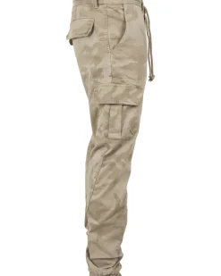 Zane reisitaskuhousut - Beige camo